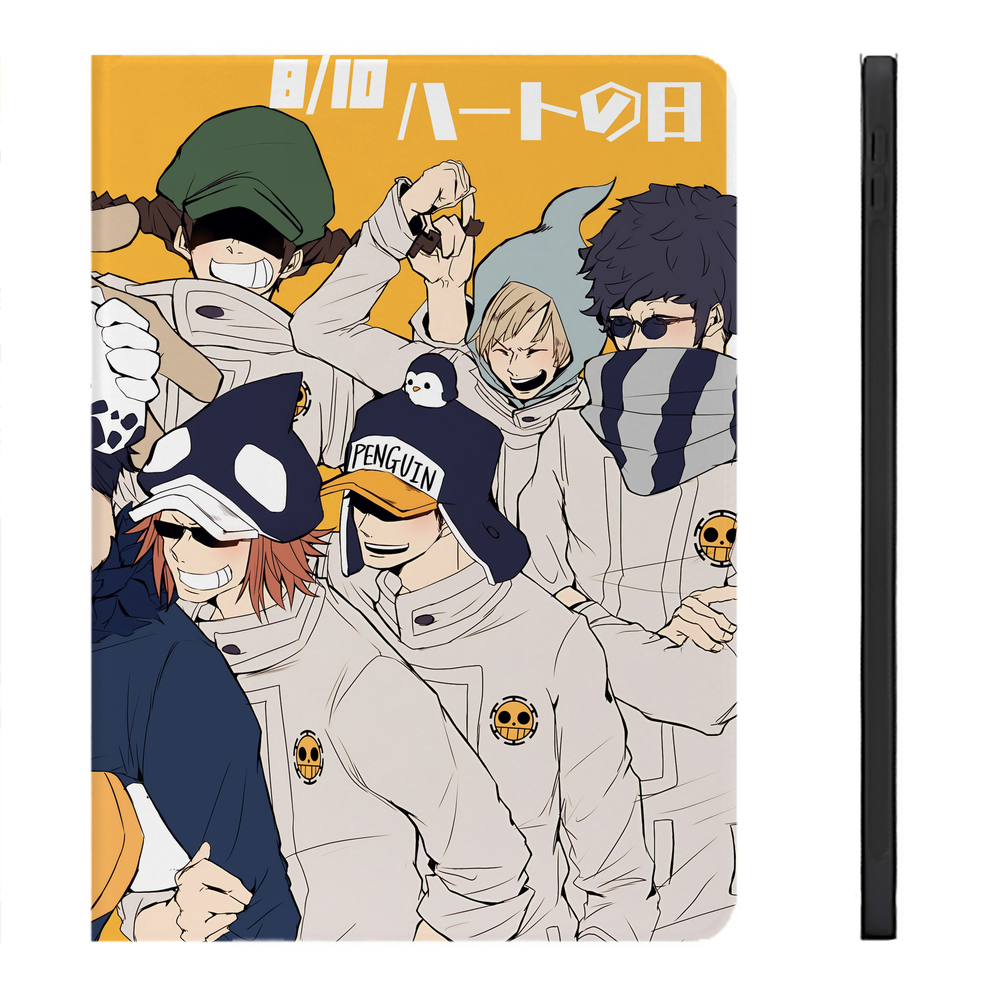 （画像用） ワンピース ONE PIECE IPadケース ペンホルダー付き ブックスタイルデザイン